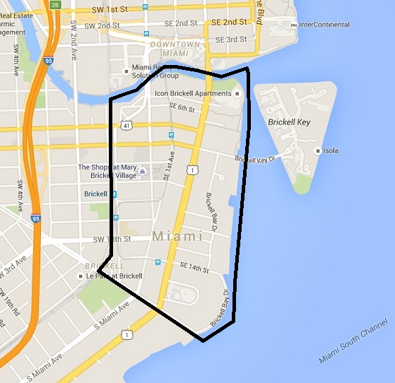 Map of brickell rental rates